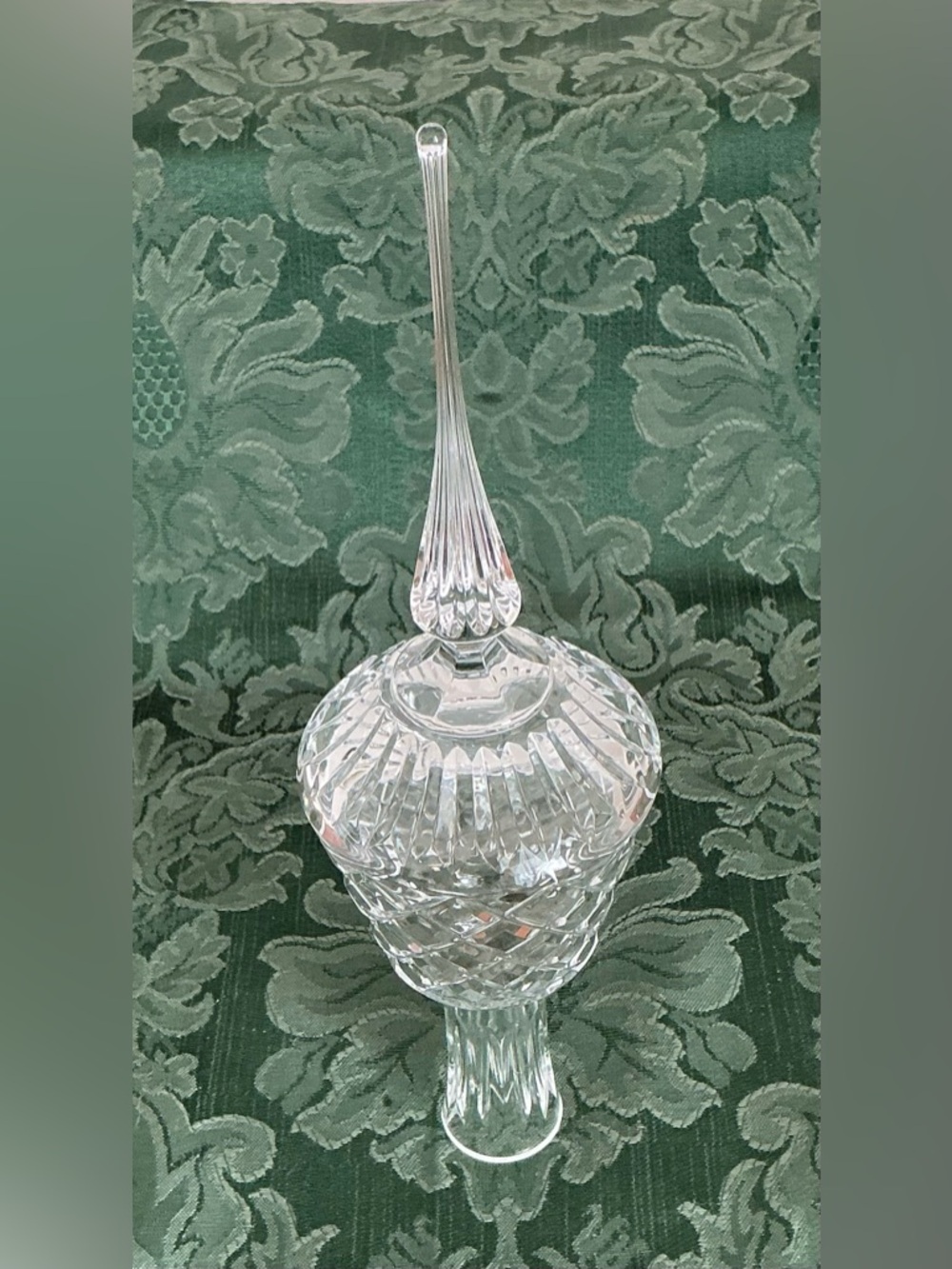 Vintage Lenox Crystal Tree Top Ornament EUC